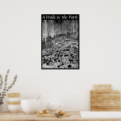 Een loop in het Park Poster (Keuken)