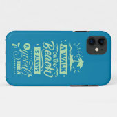 Een loop op de strandpalmboom Case-Mate iPhone case (Achterkant (horizontaal))