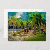 Een loopbaan op de Frederiksted Maagdeneilanden Briefkaart (Voorkant / Achterkant)