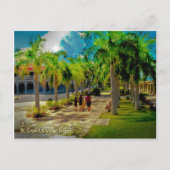 Een loopbaan op de Frederiksted Maagdeneilanden Briefkaart (Voorkant)