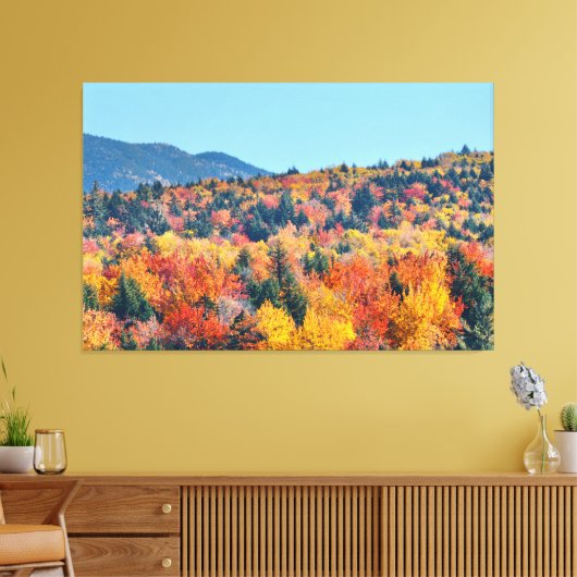 Een loopje in Natuur Canvas Afdruk (Insitu (Woonkamer))