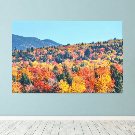 Een loopje in Natuur Canvas Afdruk (Insitu (Houten vloer))