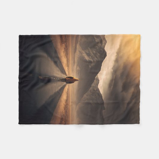 Een loopje om de vlooienbak te herinneren fleece deken (Voorkant (Horizontaal))