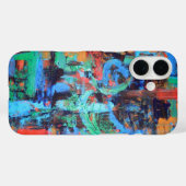 Een looppas in de boshand-geschilde borstels Case-Mate iPhone case (Achterkant (horizontaal))