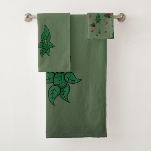 Een looppas in de Reeks van de BossenHanddoek Bad Handdoek (Insitu)