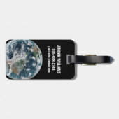 Een losse keten van tropische cyclonen bagagelabel (Achterkant horizontaal)