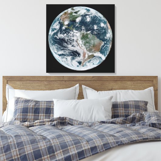 Een losse keten van tropische cyclonen canvas afdruk (Insitu (Slaapkamer))