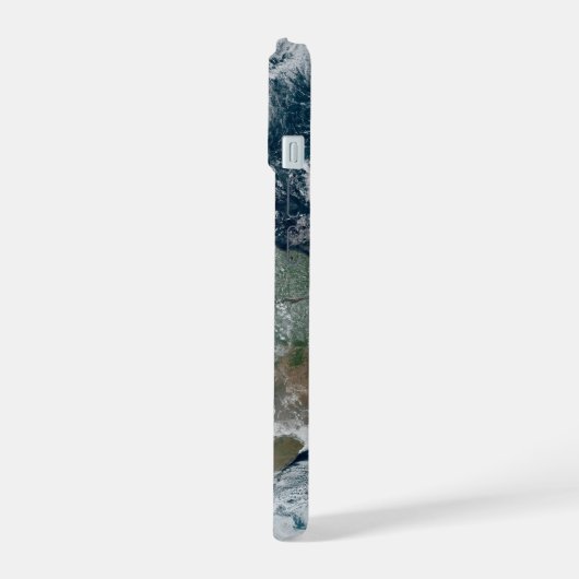 Een losse keten van tropische cyclonen iPhone 15 case (Linkerkant)