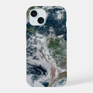 Een losse keten van tropische cyclonen iPhone 15 case