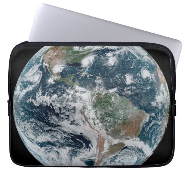 Een losse keten van tropische cyclonen laptop sleeve (Voorkant)