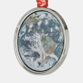 Een losse keten van tropische cyclonen metalen ornament (Links)