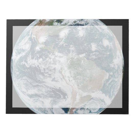 Een losse keten van tropische cyclonen notitieblok (Voorkant)