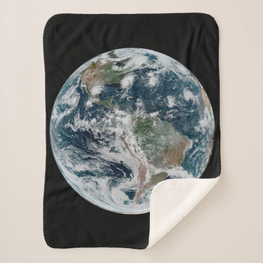 Een losse keten van tropische cyclonen sherpa deken (Voorkant)