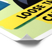 Een losse talk kan levens kosten - WWII Poster (Hoek)