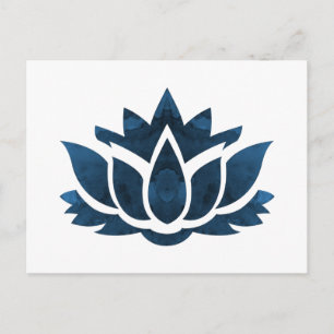 Een lotus briefkaart
