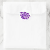 Een Lotus Flower Sticker (paarse) (Tas)