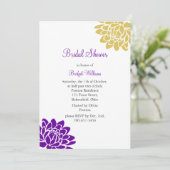 Een Lotus Flower Vrijgezellenfeest (paars) Kaart (Staand voorkant)