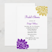 Een Lotus Flower Vrijgezellenfeest (paars) Kaart (Voorkant / Achterkant)