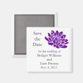 Een Lotusventilator sparen de Magnet van de Datum  (Voorkant / Achterkant)