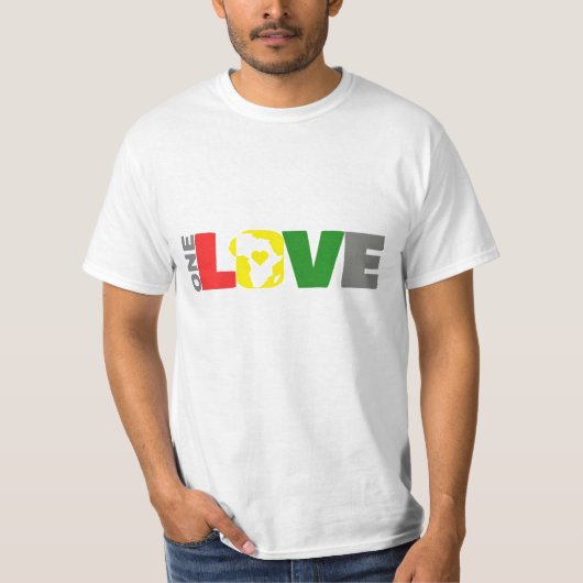 ÉÉN LOVE-AFRIKA T-SHIRT (Voorkant)