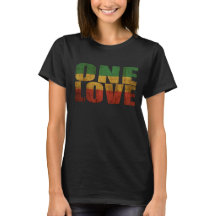 ÉÉN LOVE rood, goud en groen