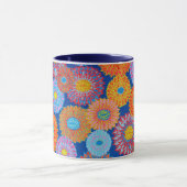 Een Lovely Philip Jacobs Fabric blue Padma-Mok Mok (Midden)