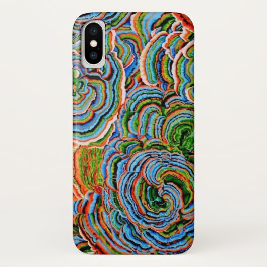 Een Lovely Philip Jacobs Fabric Fungi iPhone case (Achterkant)