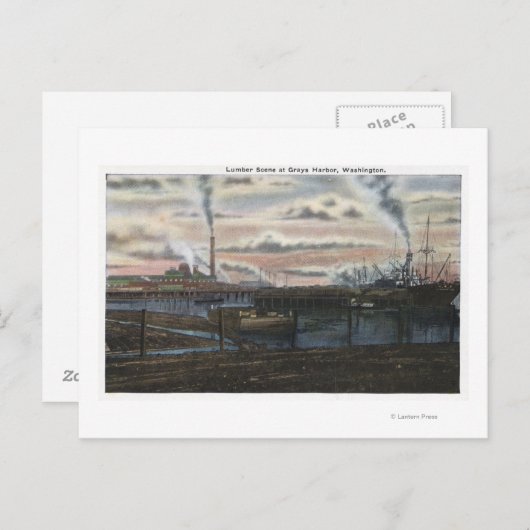 Een luber scène briefkaart (Voorkant / Achterkant)