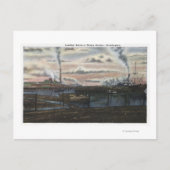 Een luber scène briefkaart (Voorkant)