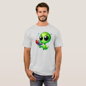Een luchtaanval met een ballonpistool. t-shirt (Voorkant volledig)