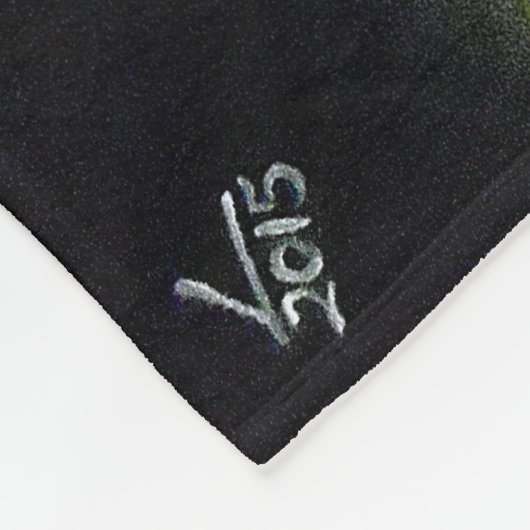 Een luchtige gooi, engel afdrukken fleece deken (Hoek)