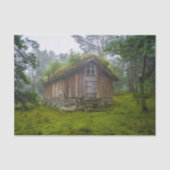 Een luchtkajuit in het bos tissuepapier (Voorkant)