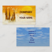 Een luchtkasteel visitekaartje (Voorkant / Achterkant)