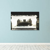 Een luchtkussen van een landingsvaartuig bereidt z canvas afdruk (Insitu (Houten vloer))