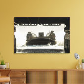 Een luchtkussen van een landingsvaartuig bereidt z canvas afdruk (Insitu (Woonkamer))