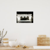 Een luchtkussen van een landingsvaartuig bereidt z poster (Keuken)