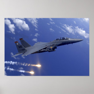 een luchtmacht F-15E stakingsarend Poster