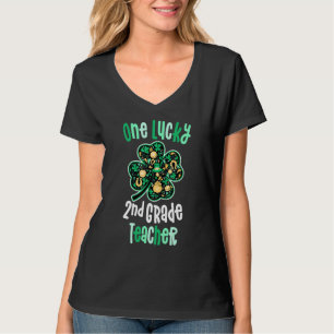 Een Lucky 2e klas leraar op St Patrick's Day T-shirt