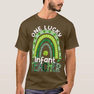 Eén Lucky Baby leraar St Patrick's Day Leraar T-shirt