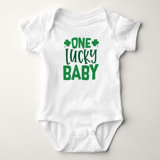 Eén Lucky Baby Romper (Voorkant)