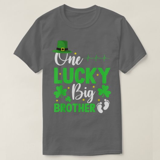 Eén Lucky Big Brother St T-shirt (Design voorkant)