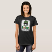 Eén Lucky Childcare Educator Bleaching St Patricks T-shirt (Voorkant volledig)