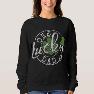 Een Lucky Dad Funny Father Irish Clovers St Patric Trui