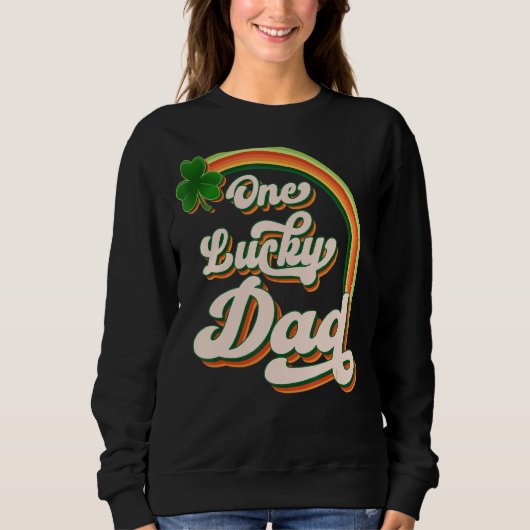 Eén Lucky Dad Irish C St Patrick's Day  Trui (Voorkant)