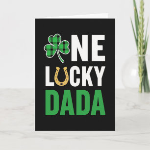 Een Lucky Dada-kerstkaart Kaart