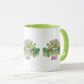 Een Lucky Day Retro Typografie Mok (Voorkant rechts)