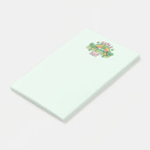 Een Lucky Day Retro Typografie Post-it® Notes (Schuin)