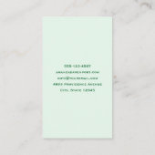 Een Lucky Day Retro Typografie Visitekaartje (Achterkant)