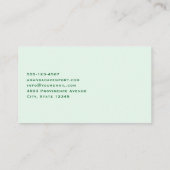 Een Lucky Day Retro Typografie Visitekaartje (Achterkant)