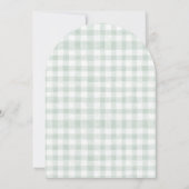 Een Lucky Duck Ballon 1st Birthday Boho Arch Kaart (Achterkant)